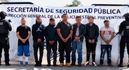 Detienen a nueve personas en Puebla identificadas como parte de un grupo delictivo