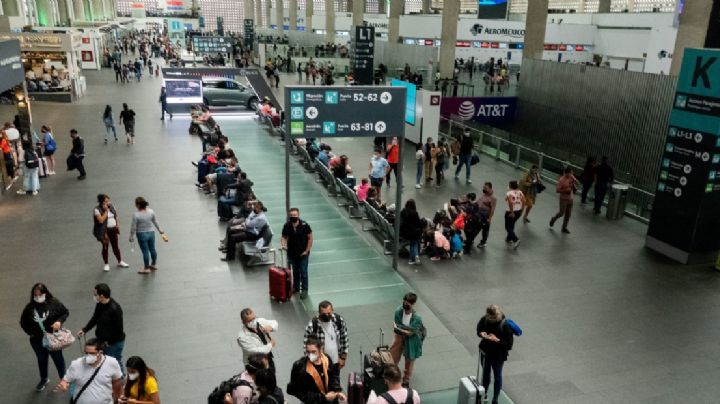 Lluvias provocan goteras en la Terminal 1 del AICM en plena remodelación rumbo al Mundial 2026