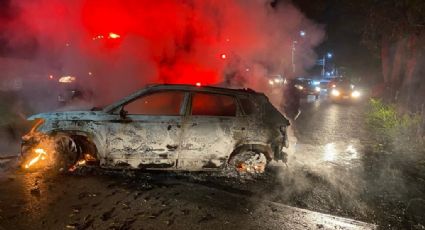 Quema de vehículos y ataques armados sacuden a Villahermosa