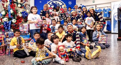 América se muestra como Campeón fuera de la cancha y regala juguetes a niños por las fiestas navideñas
