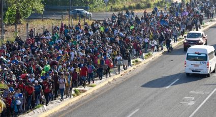 Caravana de migrantes pide a México y EU que en lugar de endurecer las políticas en su contra, ofrezcan posibilidades de empleo
