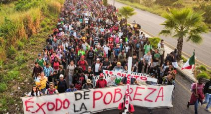 Caravana migrante avanza por México rumbo a EU mientras la comitiva encabezada por Blinken aborda la crisis fronteriza con AMLO