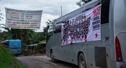 "Caravana de caravanas" llega a Chiapas para la conmemoración del 30 aniversario del EZLN
