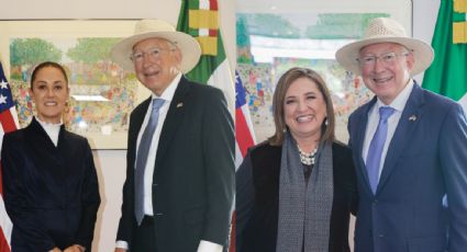 El embajador Ken Salazar sostuvo encuentros con las precandidatas presidenciales Xóchitl Gálvez y Claudia Sheinbaum