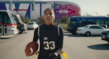 La mexicana Diana Flores, Campeona de Flag Football, estelariza comercial del medio tiempo del Super Bowl