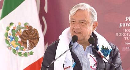 López Obrador pide a autoridades yaquis que lo sigan ayudando para terminar las obras: "No es tiempo de descansar"