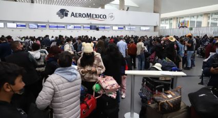 Sindicato de pilotos responsabiliza a mala organización de Aeroméxico por cancelación de vuelos; "es por su política de cero apoyo", responde la aerolínea
