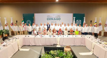 Segob reafirma el compromiso con la transición energética en sesión de la Conago en Oaxaca con Kerry y Salazar como invitados