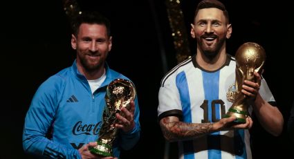 ¡Messi, genio esculpido! Argentina sigue de fiesta y Conmebol devela una estatua del ‘10’ en su sede
