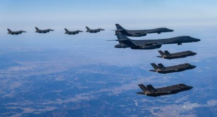 Corea del Sur y EU realizaron maniobras aéreas con aviones de combate sobre el mar del Oeste