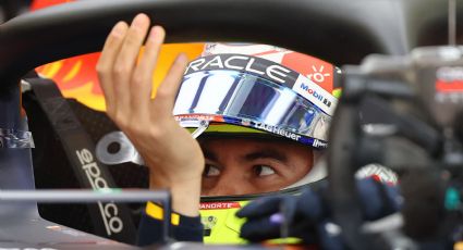 Checo Pérez termina tercero en la última práctica del Gran Premio de Bahréin