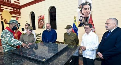 Raúl Castro, Daniel Ortega y Luis Arce conmemoran en Venezuela el décimo aniversario luctuoso de Hugo Chávez