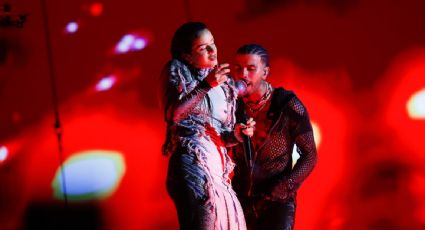 Rosalía y Rauw Alejandro sorprenden a fans al cantar juntos durante un concierto en Puerto Rico