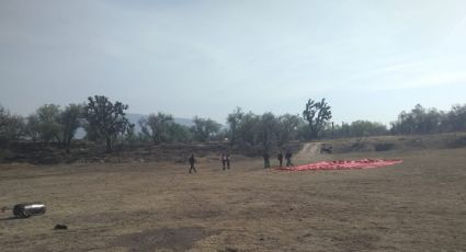 Incendio de un globo aerostático en Teotihuacán deja dos muertos y una menor lesionada