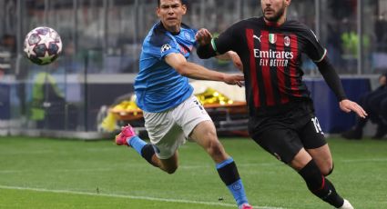 'Chucky' Lozano y Napoli caen en Milán y deberán remontar para ser semifinalistas de la Champions