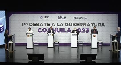 Entre acusaciones e interrupciones de la audiencia, candidatos a la gubernatura de Coahuila participan en primer debate