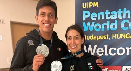 Los mexicanos Mariana Arceo y Manuel Padilla ganan medalla de plata en la Copa del Mundo de Pentatlón Moderno