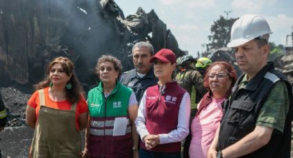 Sheinbaum descarta que incendio en Central de Abasto se deba a extorsión; vendedores afectados serán reubicados