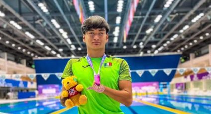 El mexicano Ángel Camacho logra medalla de bronce en la Serie Mundial de para natación en Berlín