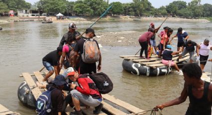 La frontera sur de México se encuentra sin reforzamiento de seguridad y permite la entrada de miles de migrantes