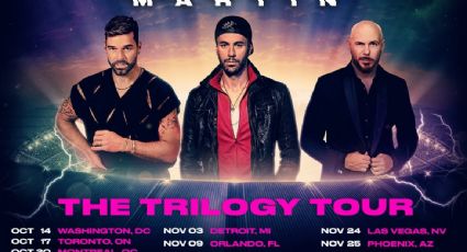 Enrique Iglesias, Ricky Martin y Pitbull recorrerán EU y Canadá con la gira "Trilogy Tour"