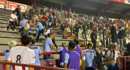 El futbol mexicano vive otro capítulo de violencia, ahora con una campal entre aficionados de Zacatecas y Tampico Madero