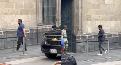 Andy y José Ramón, hijos de López Obrador, acuden a Palacio Nacional