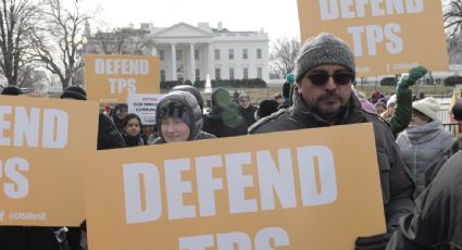 Familias exigen reforma migratoria frente a la Casa Blanca ante extensión del Estatus de Protección Temporal