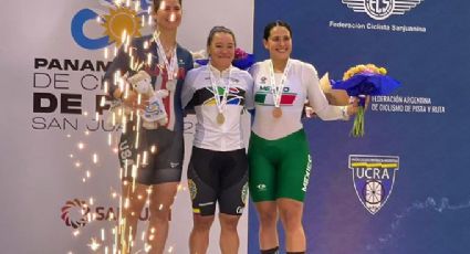 La mexicana Jessica Salazar gana medalla de bronce en el Campeonato Panamericano de Ciclismo de Pista