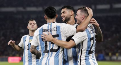 Argentina se divierte sin Messi y derrota a Indonesia en el fin de su gira por Asia