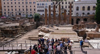 Abren al público el complejo de templos de la antigua Roma donde apuñalaron a Julio César