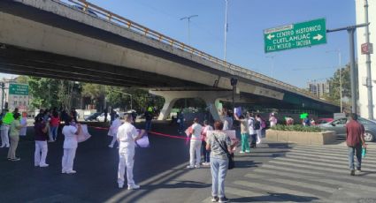 Personal de Salud bloquea al menos diez puntos de la CDMX para exigir mejores condiciones laborales