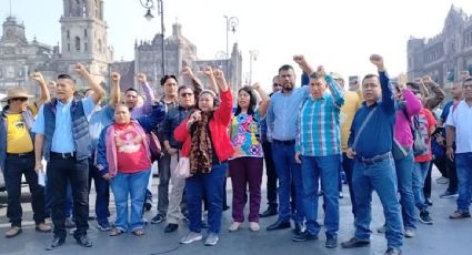 Maestros de la CNTE realizan plantones en la CDMX y Oaxaca