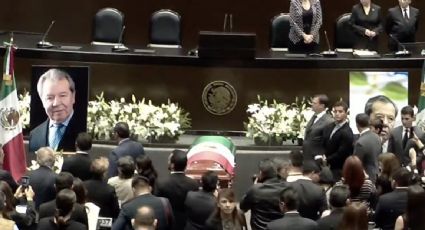 Diputados realizan homenaje de cuerpo presente a Porfirio Muñoz Ledo