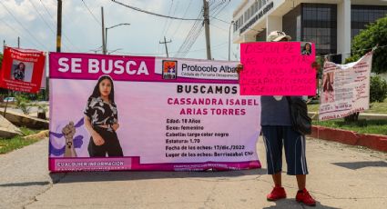 Madres buscadoras de Chiapas suman seis días de protestas por la desaparición de la joven Cassandra Isabel