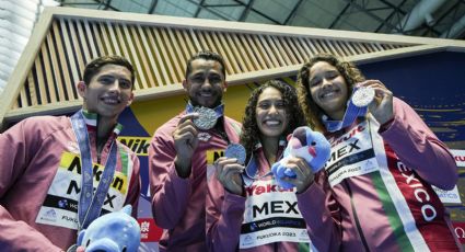¡Subcampeones mundiales! México gana medalla de plata en clavados mixtos por equipos