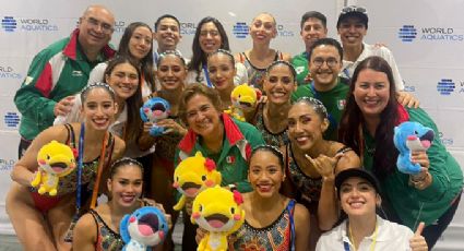 La Selección Mexicana de Natación Artística repite en el Top 10 mundial al terminar sexta en la prueba de equipo técnico