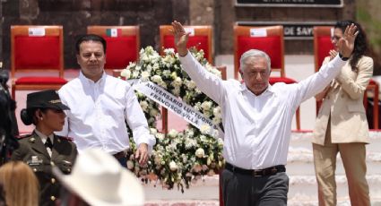 “¡Que viva el presidente de la República!”, aclama el gobernador priista Esteban Villegas a AMLO durante evento en Durango