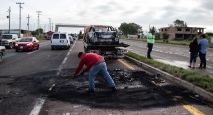 Queman patrullas y vehículos en Veracruz tras el asesinato del líder ejidal Gregorio de la Cruz