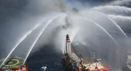 Incendio en la plataforma Cantarell afectará la producción de petróleo crudo, reconoce Pemex