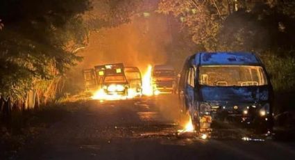 Reportan enfrentamientos y quema de vehículos en al menos tres municipios de Chiapas
