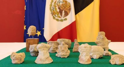 Bélgica regresa a México 20 piezas arqueológicas prehispánicas