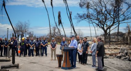 Biden acude a Hawaii y promete ayuda por incendios que ya han dejado más de 100 muertos