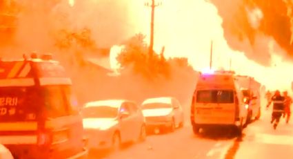 Dos explosiones por el incendio en una gasolinera en Rumania dejan al menos un muerto y más de 30 heridos