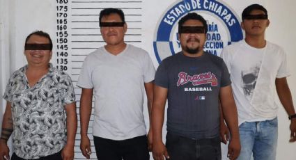 Policía de Chiapas rescata a 18 migrantes en operativo en carretera Ocozocoautla-Malpasito; detienen a cuatro presuntos traficantes