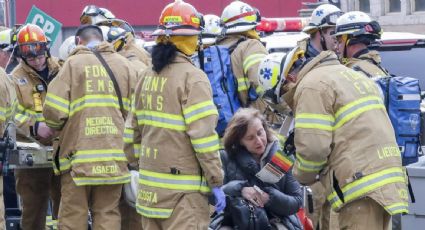 Descarrilamiento de vagones de un tren en Nueva York deja 10 heridos