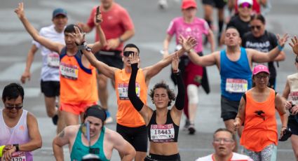 Exhiben trampa de algunos participantes que no corrieron completo el Maratón de la CDMX 2023
