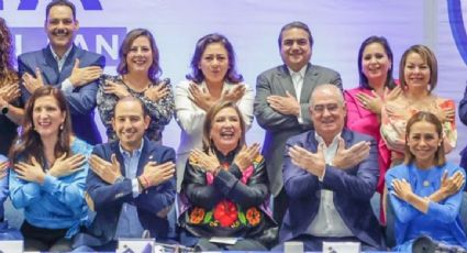 Panistas felicitan a Xóchitl Gálvez por su ventaja sobre Beatriz Paredes en segunda encuesta del Frente Amplio