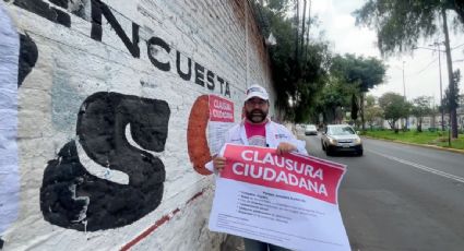 Frente Cívico Nacional comienza jornada para clausurar la propaganda en bardas de las "corcholatas"