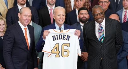 Joe Biden recibe en la Casa Blanca a los Astros de Houston, actuales campeones de Grandes Ligas